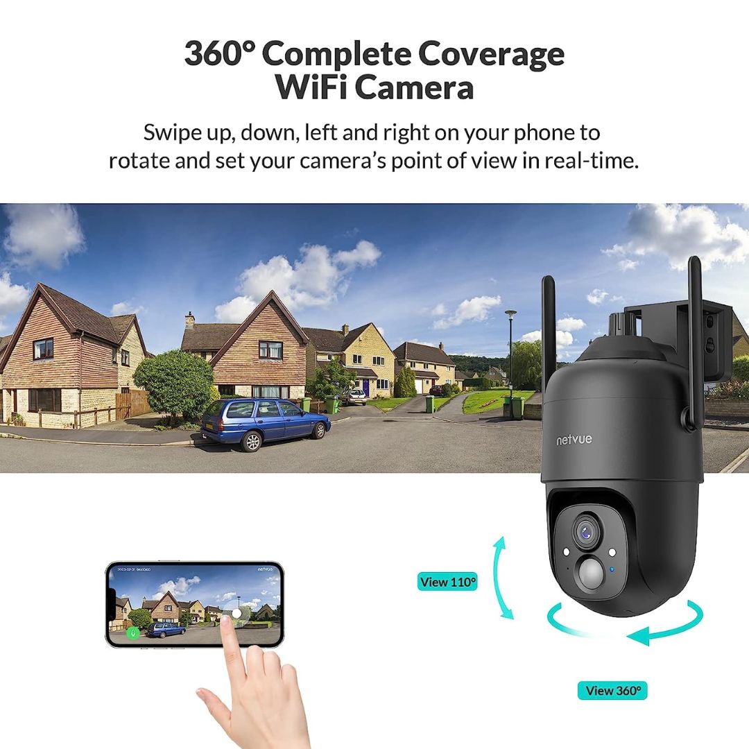 Netvue Camara Vigilancia WiFi Interior, Camaras Vigilancia