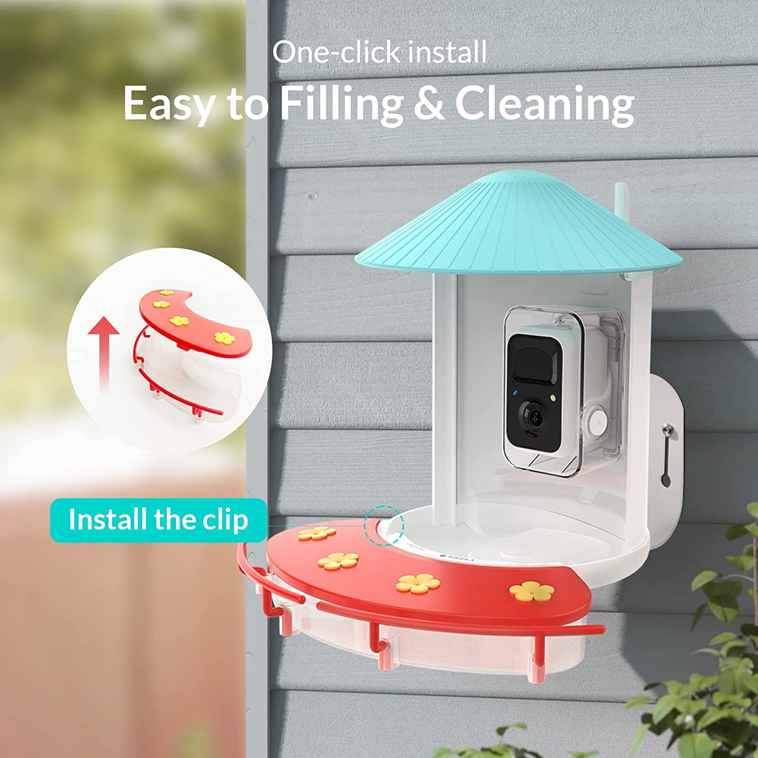 Netvue Birdfy Feeder with Hummee Set