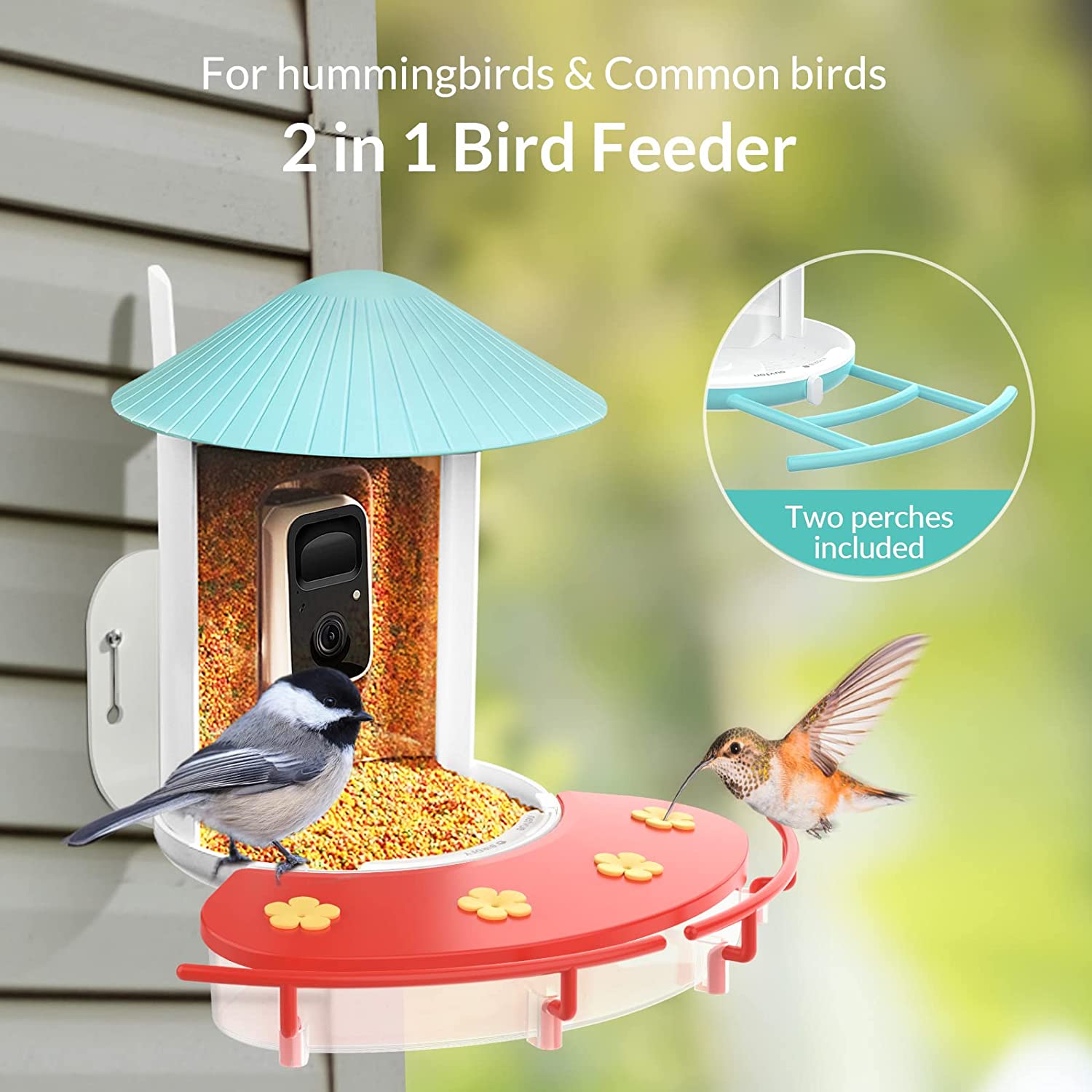 Netvue Birdfy Feeder with Hummee Set