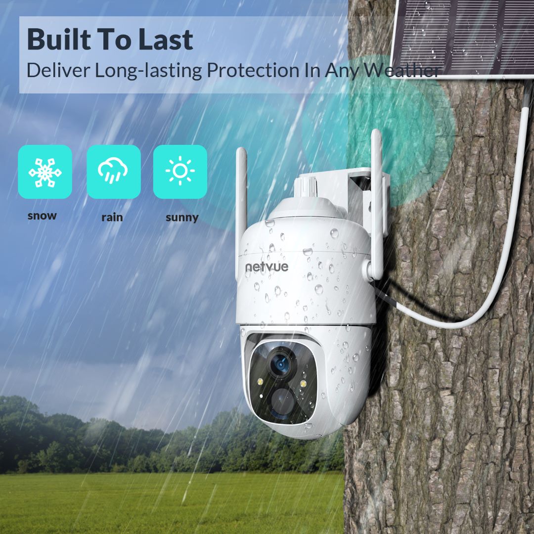 Sentry Plus Battery-Powered Security Camera with Solar Panel