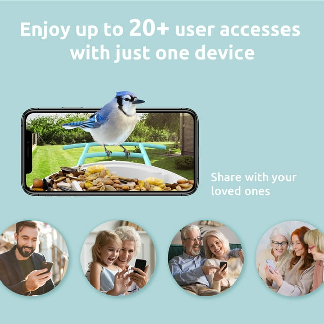 Netvue Bird feeder Birdfy Lite Pro+Solar