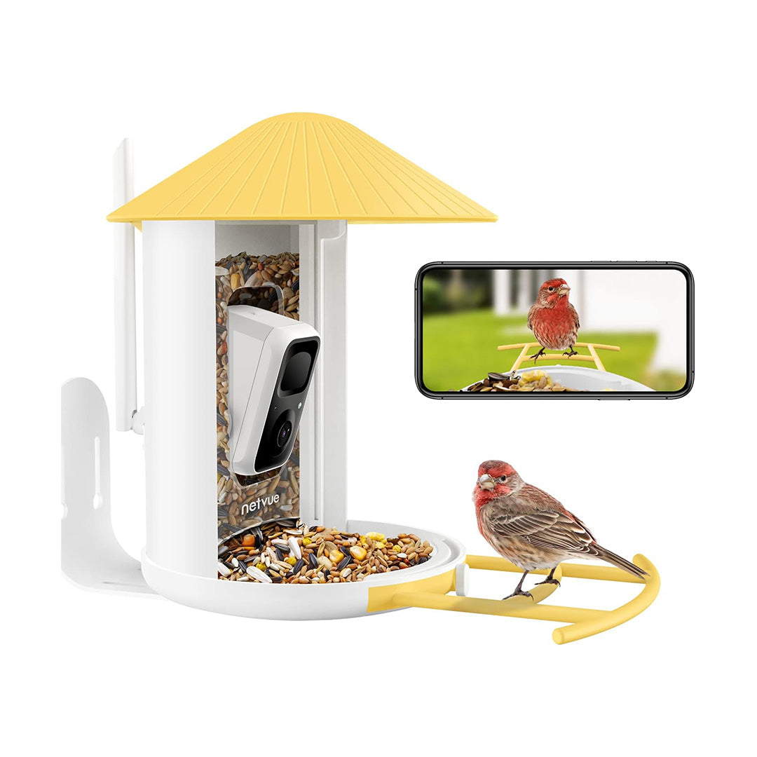 Netvue Birdfy Feeder - Feed, Watch and Record Birds with One Device