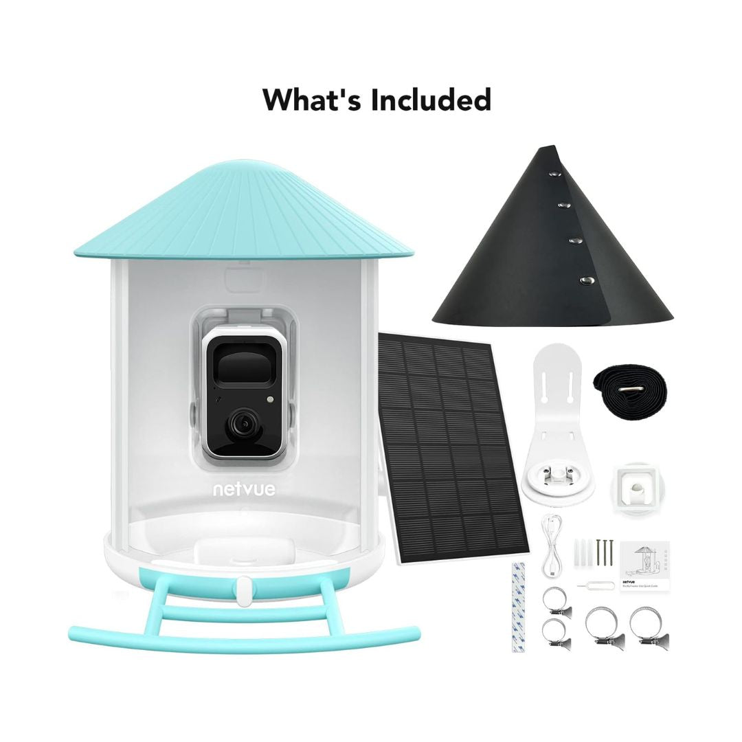Netvue Birdfy Feeder AI with Solar Panel