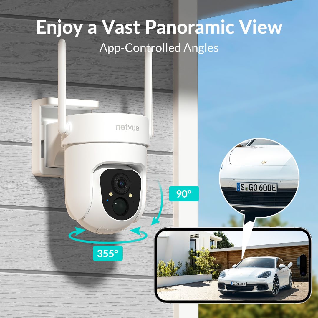 Sentry Plus 3 - Outdoor Wireless Security Camera with Solar Panel