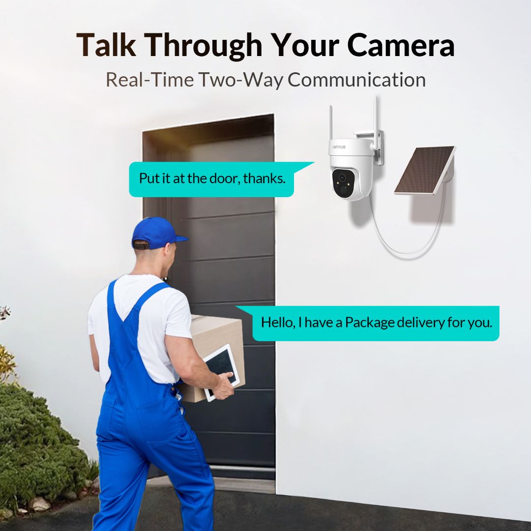 Sentry Plus 3 - Outdoor Wireless Security Camera with Solar Panel