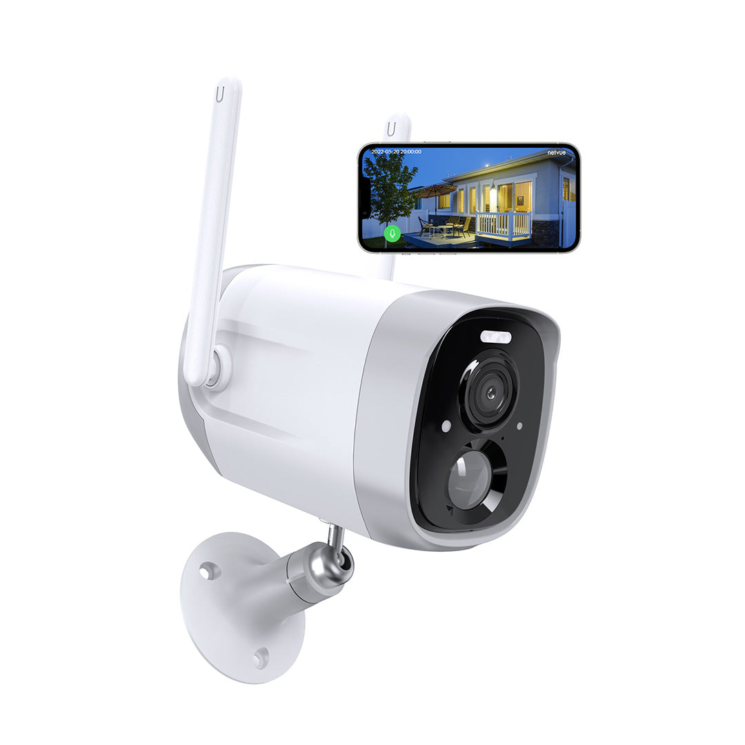  Outdoor Security Camera, Netvue 1080P Wifi Bullet Surveillance  Camera Two-Way Audio, IP66 Waterproof, FHD Night Vision, Motion Detection,  Home Security Camera Activity Alert, Cloud Storage, SD Card : Everything  Else