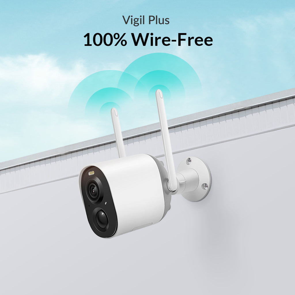 Vigil Plus | 100% Wire-Free Battery Outdoor Security Camera - netvue