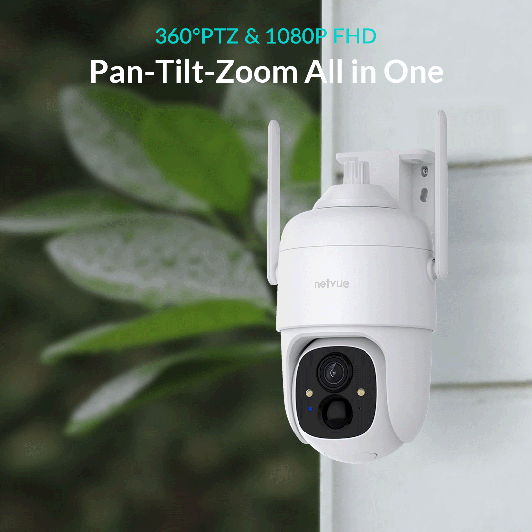 Sentry Plus | Best Outdoor Battery PTZ Security Camera - netvue